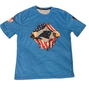 Carolina Panthers Women's 2XL  Short Sleeves Rash Guard